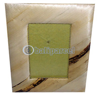 Picture Frame, Handmade With Leaf