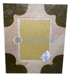 Picture Frame, Handmade With Leaf