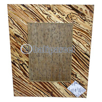 Picture Frame, Handmade With Leaf