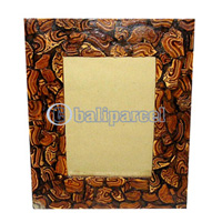 Picture Frame, Handmade With Shell Of Coconut 