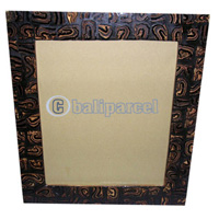 Picture Frame, Handmade With Shell Of Pakis