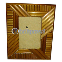 Picture Frame, Handmade With Rattan