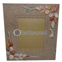 Picture Frame, Handmade With Sea Shell