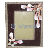 Picture Frame, Handmade With Sea Shell