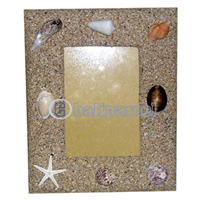 Picture Frame, Handmade With Sea Shell