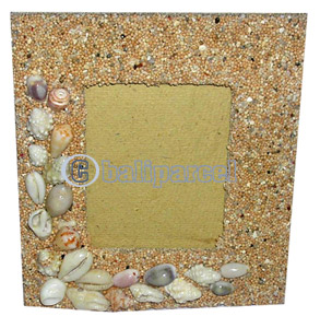 Picture Frame, Handmade With Sea Shell