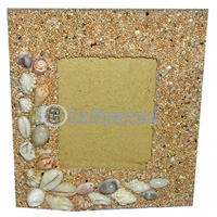 Picture Frame, Handmade With Sea Shell