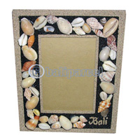 Picture Frame, Handmade With Sea Shell