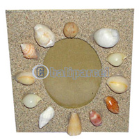 Picture Frame, Handmade With Sea Shell