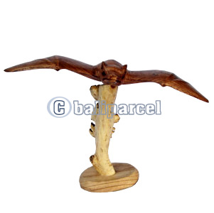 Wooden Bat, With Parasite Stand Wood