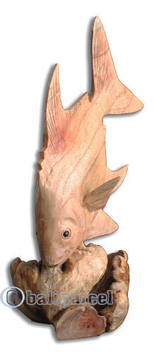 Wooden Fish With Parasite Wood