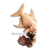 Wooden Fish With Parasite Wood