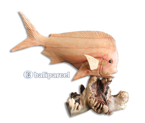 Wooden Fish With Parasite Wood
