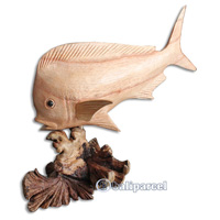 Wooden Fish With Parasite Wood