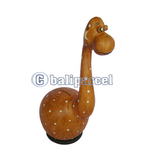 Wooden Coins Box Camel, Hand Carved From Albesia Wood