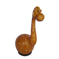 Wooden Coins Box Camel, Hand Carved From Albesia Wood