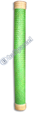Rain Stick, Handmade From Bamboo With Palm Leaf