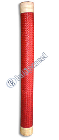 Rain Stick, Handmade From Bamboo With Palm Leaf