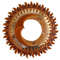 Mosaic Sun And Moon Mirror