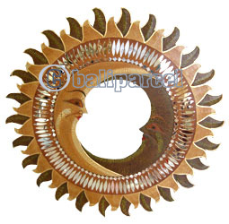 Mosaic Sun And Moon Mirror