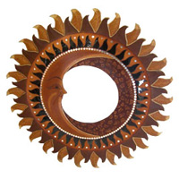 Mosaic Sun And Moon Mirror
