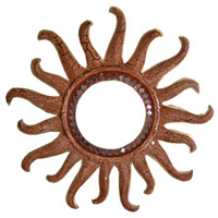 Mosaic Sun And Moon Mirror