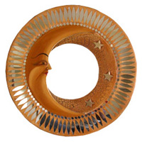 Mosaic Sun And Moon Mirror