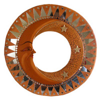 Mosaic Sun And Moon Mirror