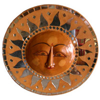 Mosaic Sun And Moon Mirror