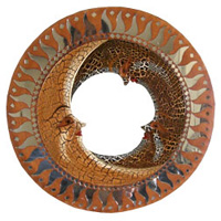 Mosaic Sun And Moon Mirror