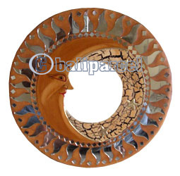 Mosaic Sun And Moon Mirror