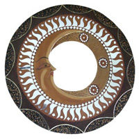 Mosaic Sun And Moon Mirror