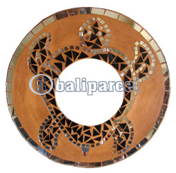 Mosaic Sun And Moon Mirror
