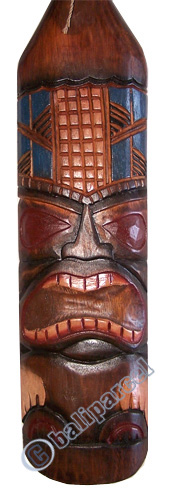Wooden Tiki Paddle, Made From Albesia Wood