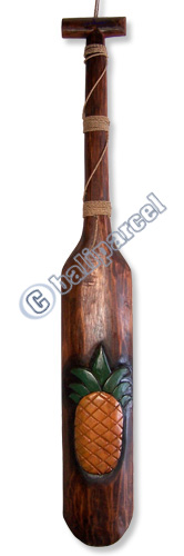 Wooden Tiki Paddle, Made From Albesia Wood