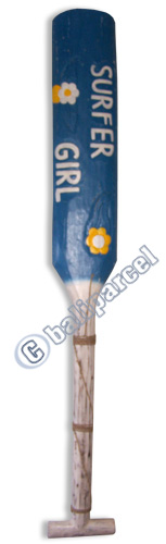 Wooden Tiki Paddle, Made From Albesia Wood