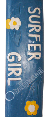 Wooden Tiki Paddle, Made From Albesia Wood