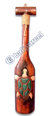 Wooden Tiki Paddle, Made From Albesia Wood