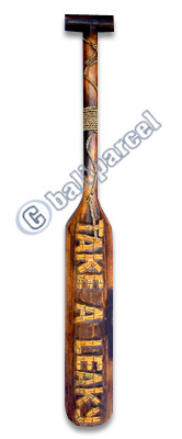 Wooden Tiki Paddle, Made From Albesia Wood