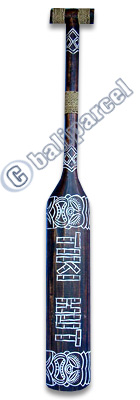 Wooden Tiki Paddle, Made From Albesia Wood