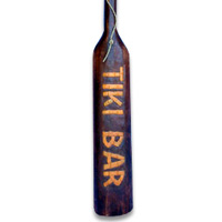 Wooden Tiki Paddle, Made From Albesia Wood