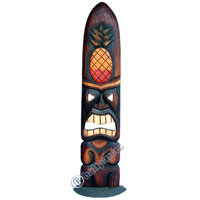 Wooden Tiki Mask, Hand Carved From Albesia Wood