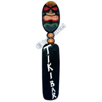 Wooden Tiki Paddle, Made From Albesia Wood