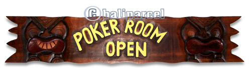 Wooden Tiki Wallhanging, Hand Carved From Albesia Wood (can Request The Text On Board).