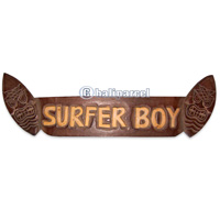 Wooden Tiki Wallhanging, Hand Carved From Albesia Wood (can Request The Text On Board).