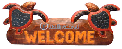 Welcome Wallhanging (Can Request The Text On Board).