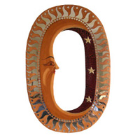 Mosaic Sun And Moon Mirror