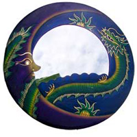 Dragon And Moon Mirror