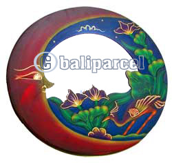 Moon And Flamingo Mirror