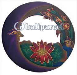 Moon And Flowers Mirror
